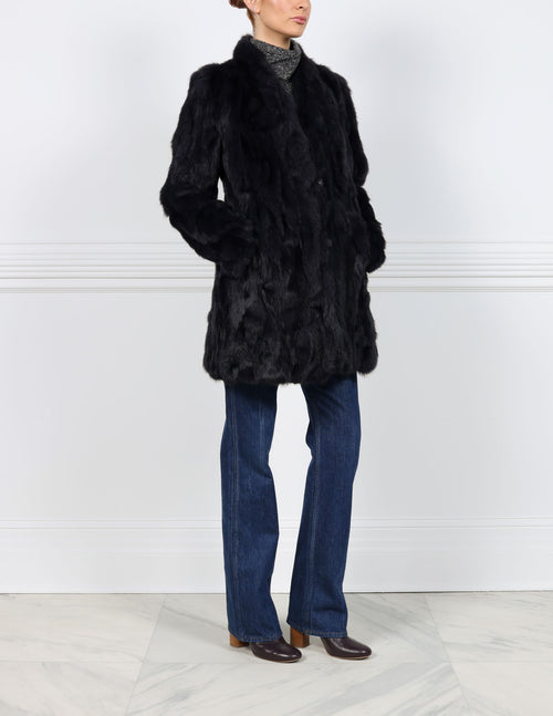 The Josie Upcycled  Fur Coat