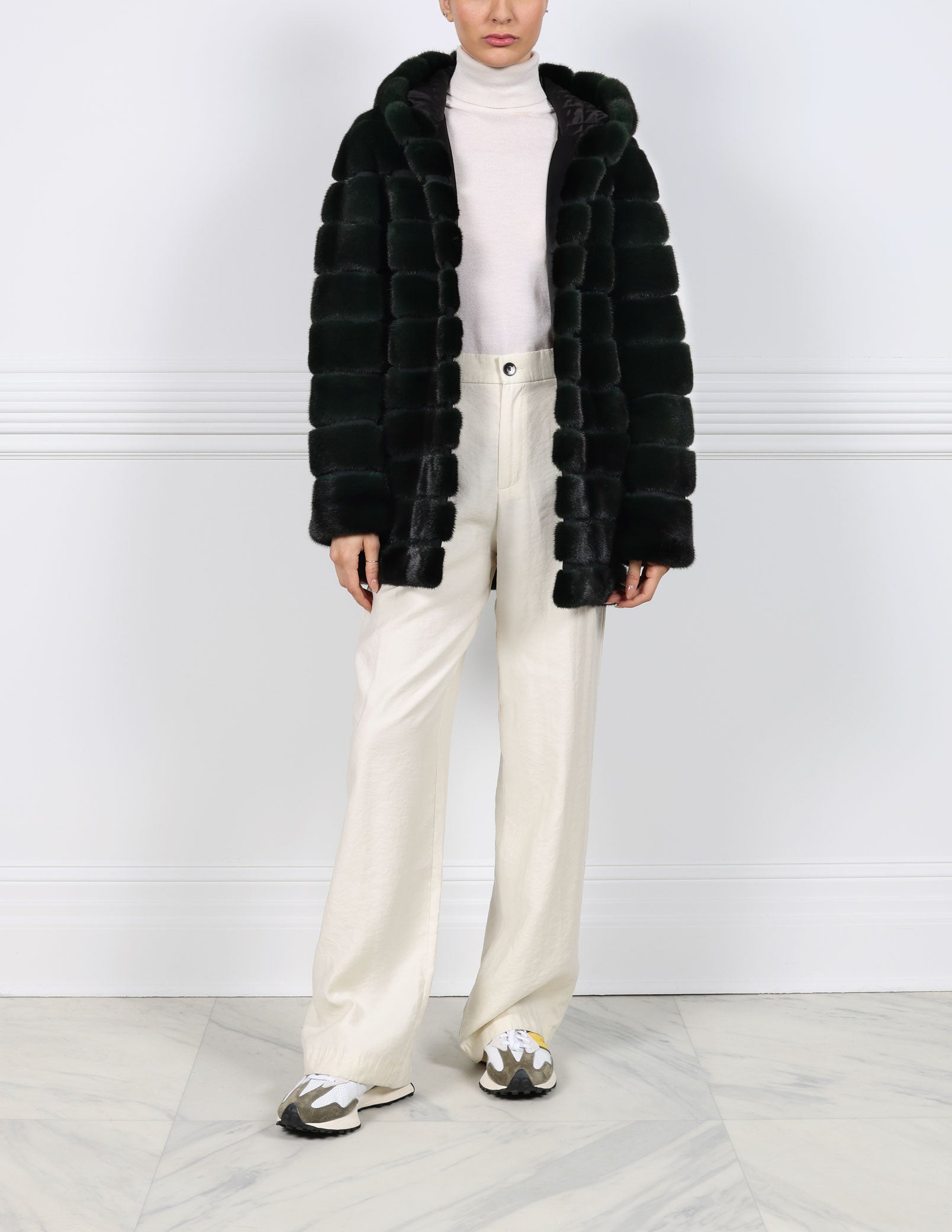 The Brigid Mink Fur Coat