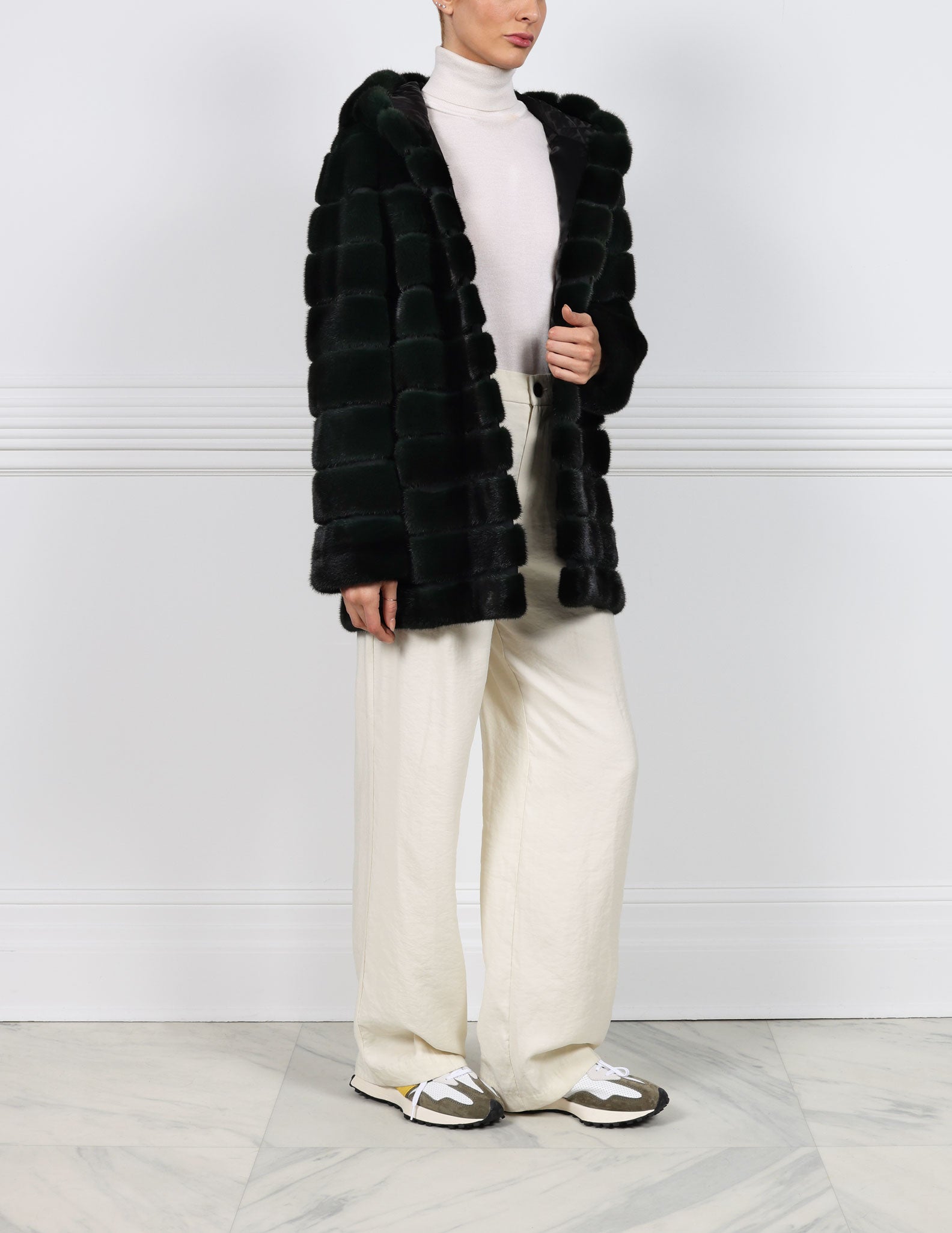 The Brigid Mink Fur Coat