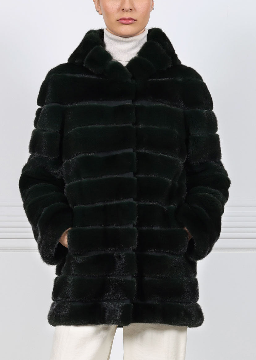 The Brigid Mink Fur Coat