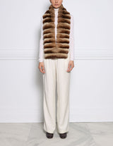 Cross Cut Chinchilla Scarf