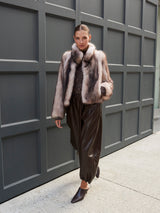 Ivory Raccoon Jacket