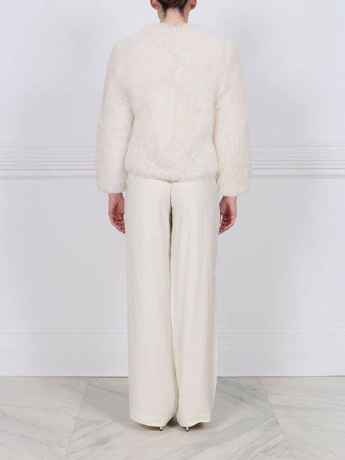 The Yulia  Toscana Shearling Jacket