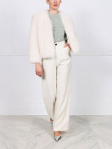 The Yulia  Toscana Shearling Jacket