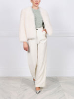 The Yulia  Toscana Shearling Jacket