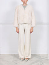 The Yulia  Toscana Shearling Jacket