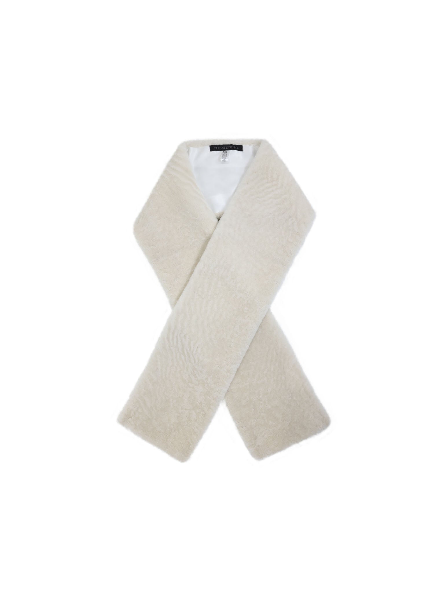 Sheared  Shearling Scarf