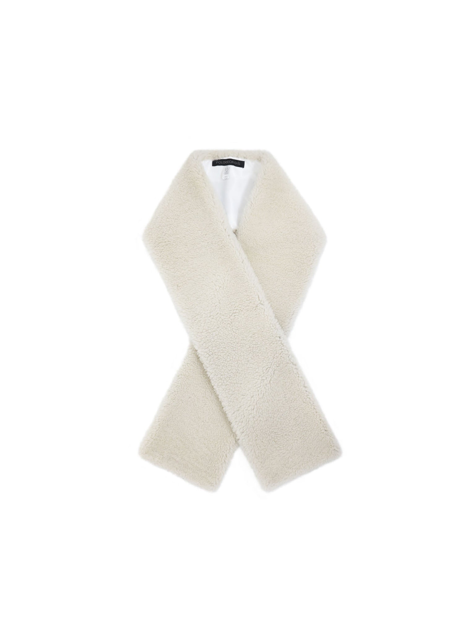 Curly Shearling Scarf