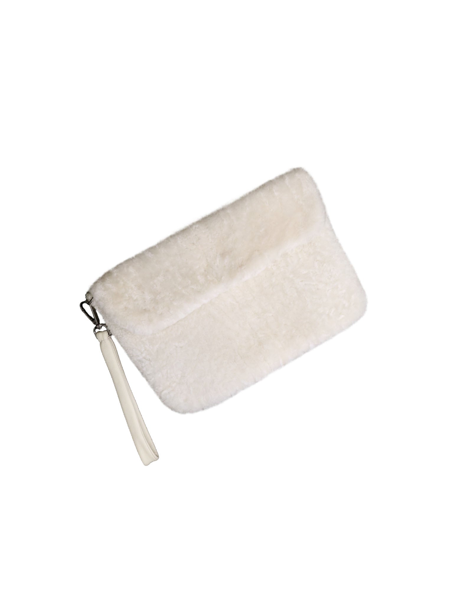 Cosmos Shearling Clutch