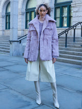 SHEARLING SAFARI JACKET
