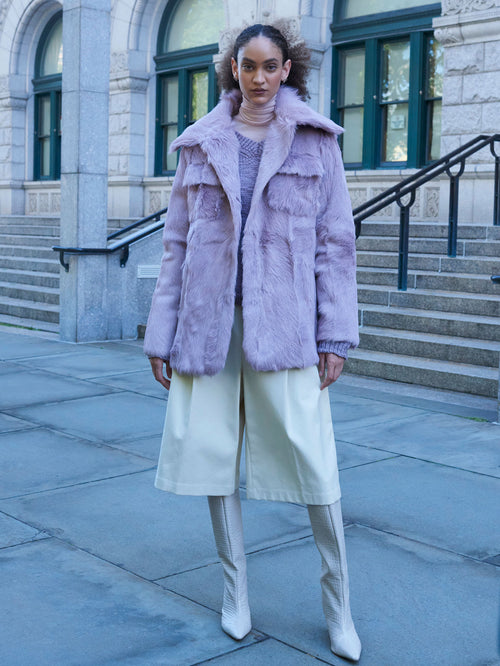 SHEARLING SAFARI JACKET
