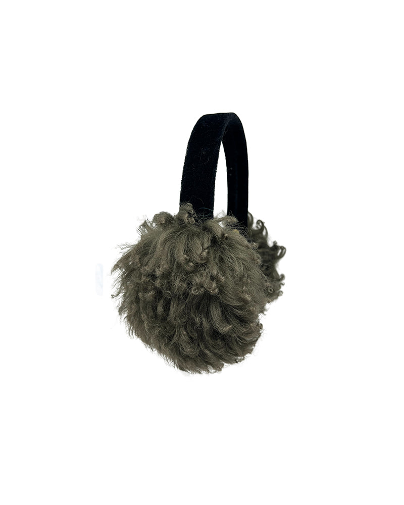 Curly Shearling Earmuffs