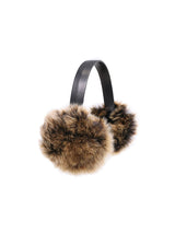 Two Toned Toscana Shearling Earmuffs with Leather Band