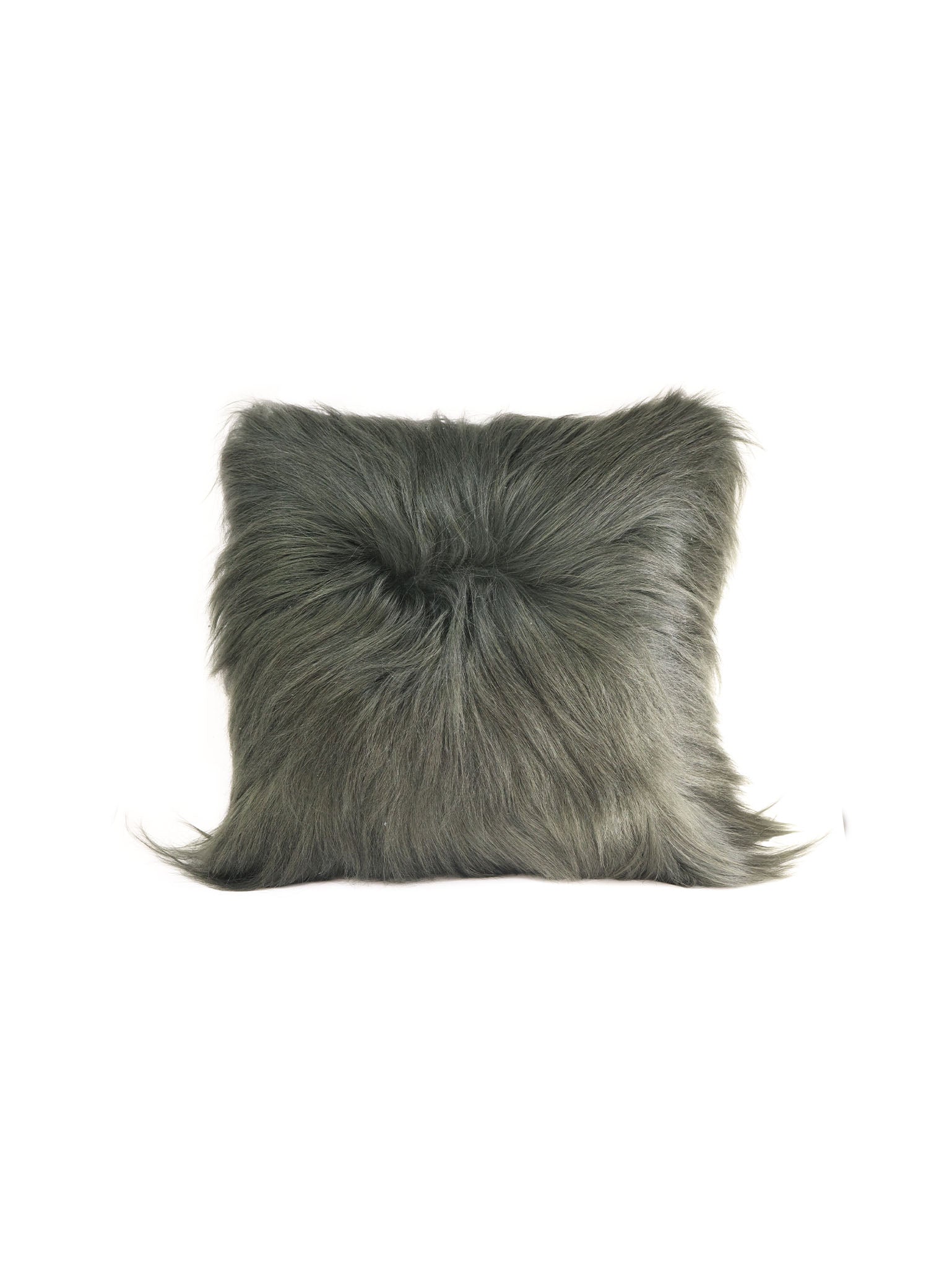 Long Hair Shearling Pillow In Multiple Colors