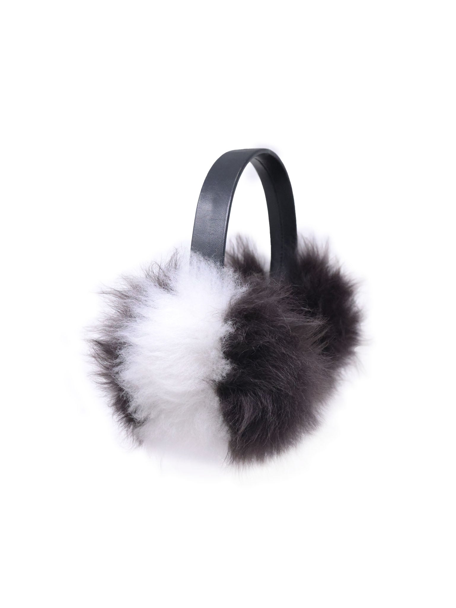 Solid Dyed Cashmere Shearling Earmuffs