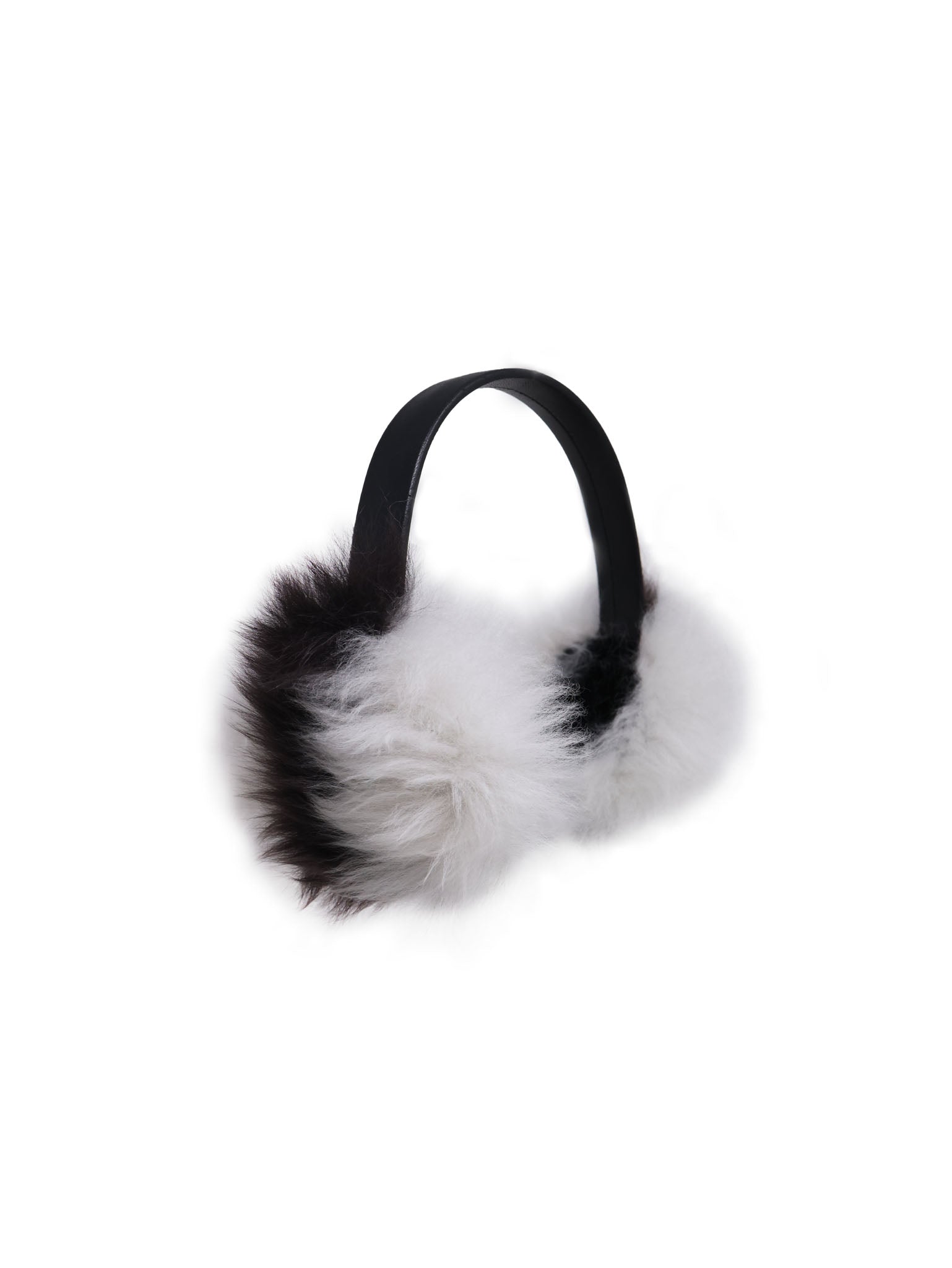 Solid Dyed Cashmere Shearling Earmuffs