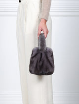 The Meow Mini Mink Fur Bag in Solid Colors