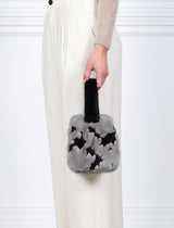 The Meow Mini Intarsia Mink Bag