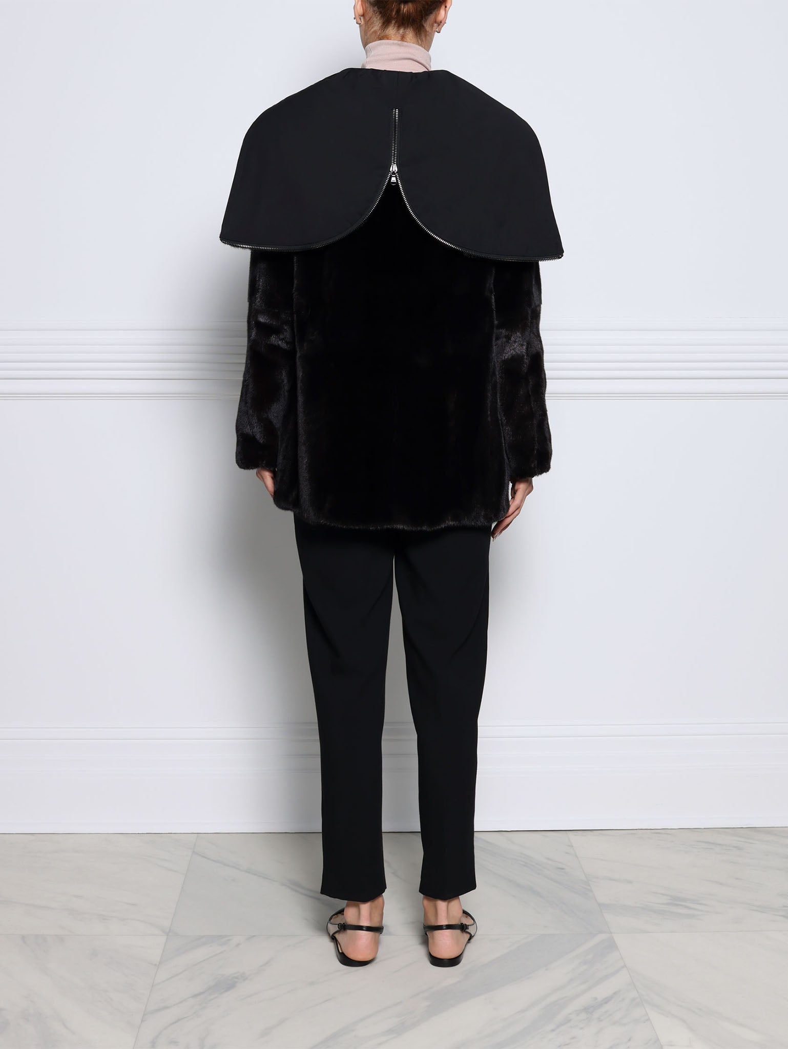The Stadium Mink Fur Storm Coat