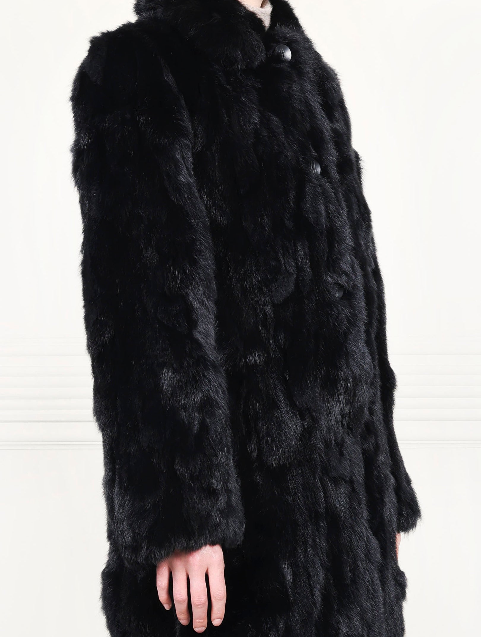 The Fen Upcycled Rabbit Coat