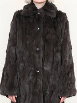 The Fen Upcycled Rabbit Coat