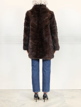 The Kait Upcycled Sable Fur Jacket