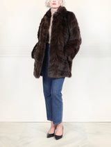 The Kait Upcycled Sable Fur Jacket