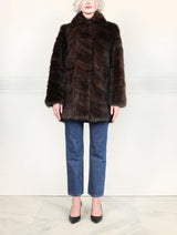 The Kait Upcycled Sable Fur Jacket