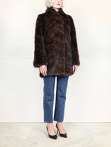 The Kait Upcycled Sable Fur Jacket