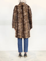 The Jessica Upcycled Tan Sable Coat