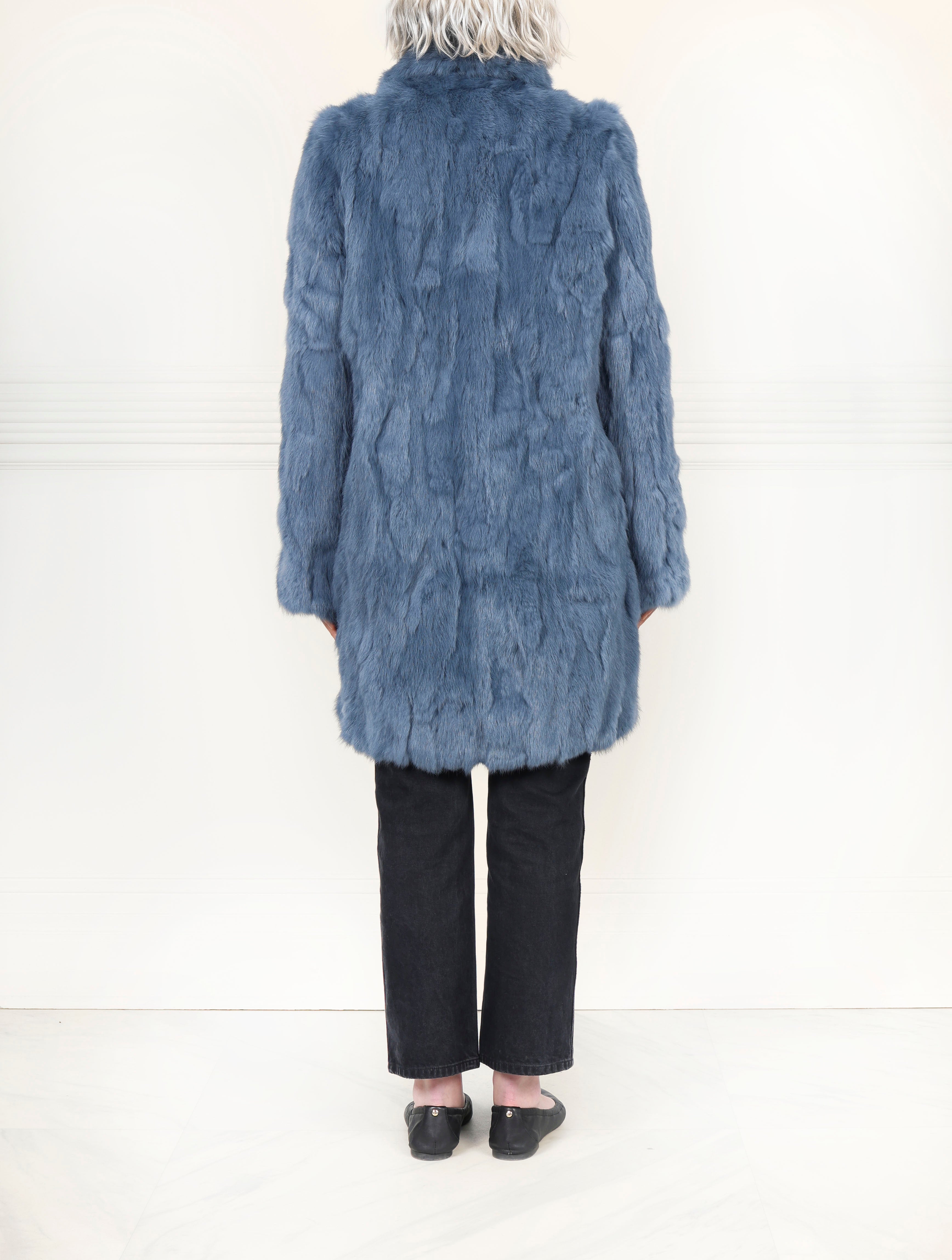 The Fen Upcycled Rabbit Coat