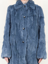 The Fen Upcycled Rabbit Coat