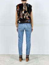Fox Fur Patchwork Vest