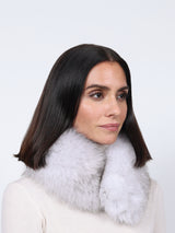 Smooth Fur Headband Convertible to a Scarf