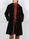 The April Sheared Mink Fur Reversible Storm Coat