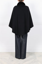 The Evelyn Cape with Mink Collar