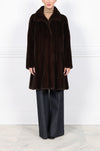 The Naomi Flounce Mink Coat