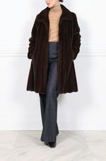 The Naomi Flounce Mink Coat