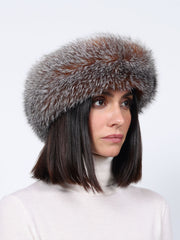 Smooth Fur Headband Convertible to a Scarf