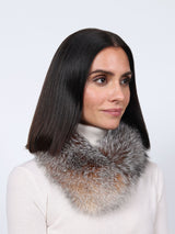 Smooth Fur Headband Convertible to a Scarf