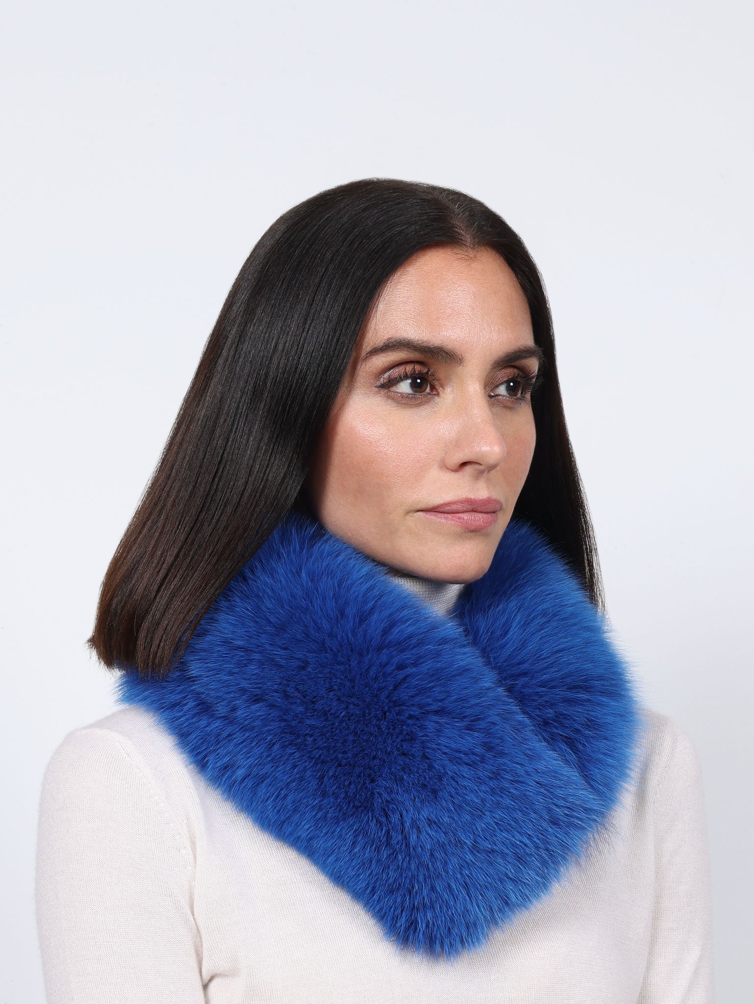 Smooth Fur Headband Convertible to a Scarf
