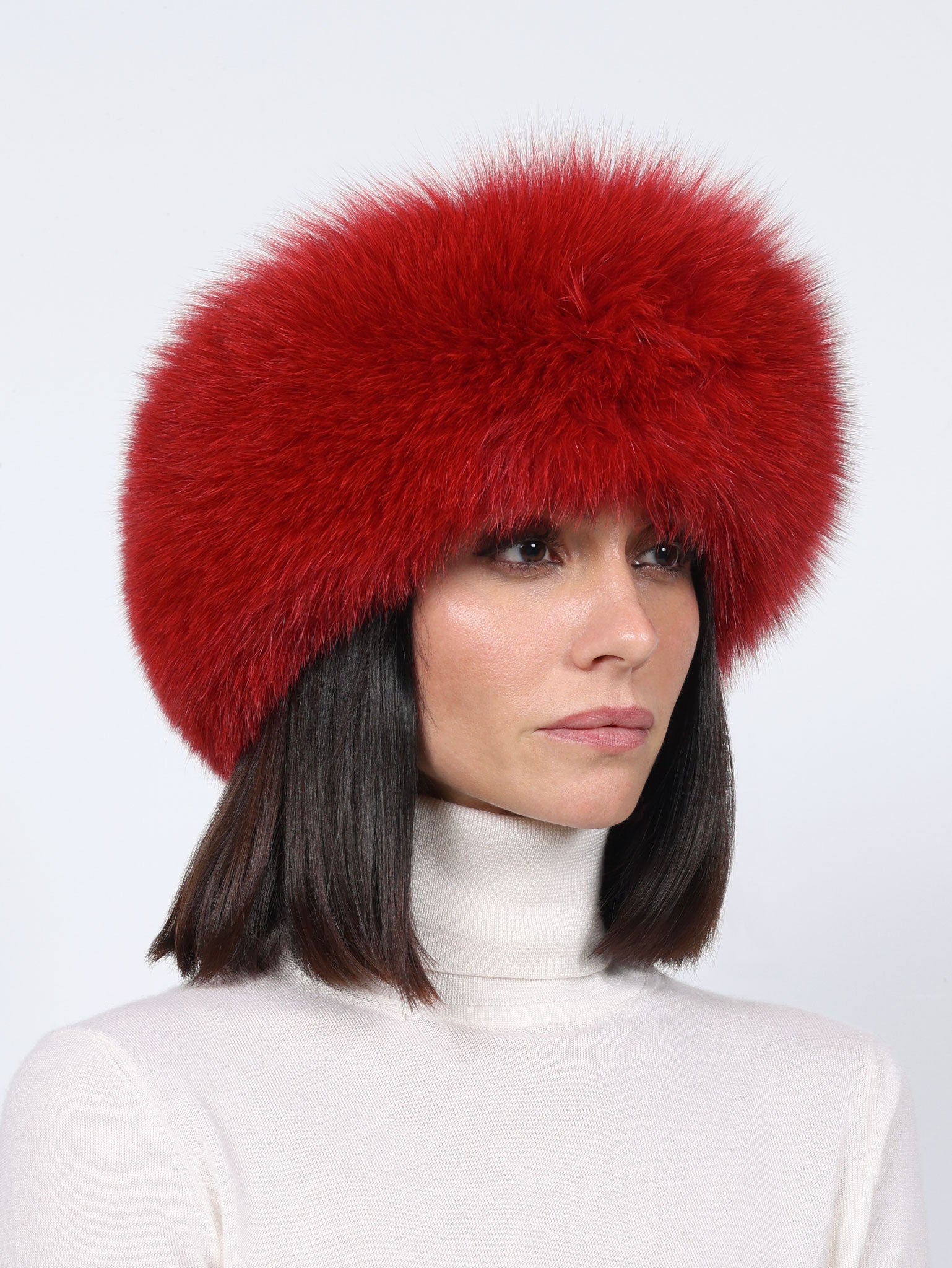 Smooth Fur Headband Convertible to a Scarf