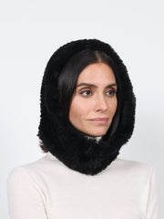 Knitted Shearling Snood