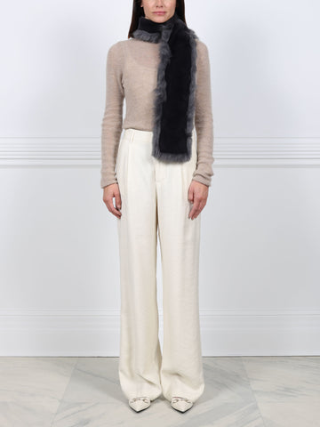 Toscana Trimmed Shearling Scarf