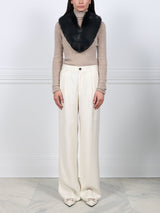 Shearling Fur Collar