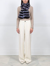 Cross Cut Chinchilla Pull Through Scarf