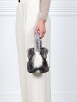 The Meow Mini Cross Mink Bag