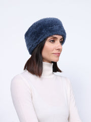 Knitted Shearling Headband