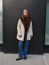 The Flurry Reversible Hooded Mink Coat