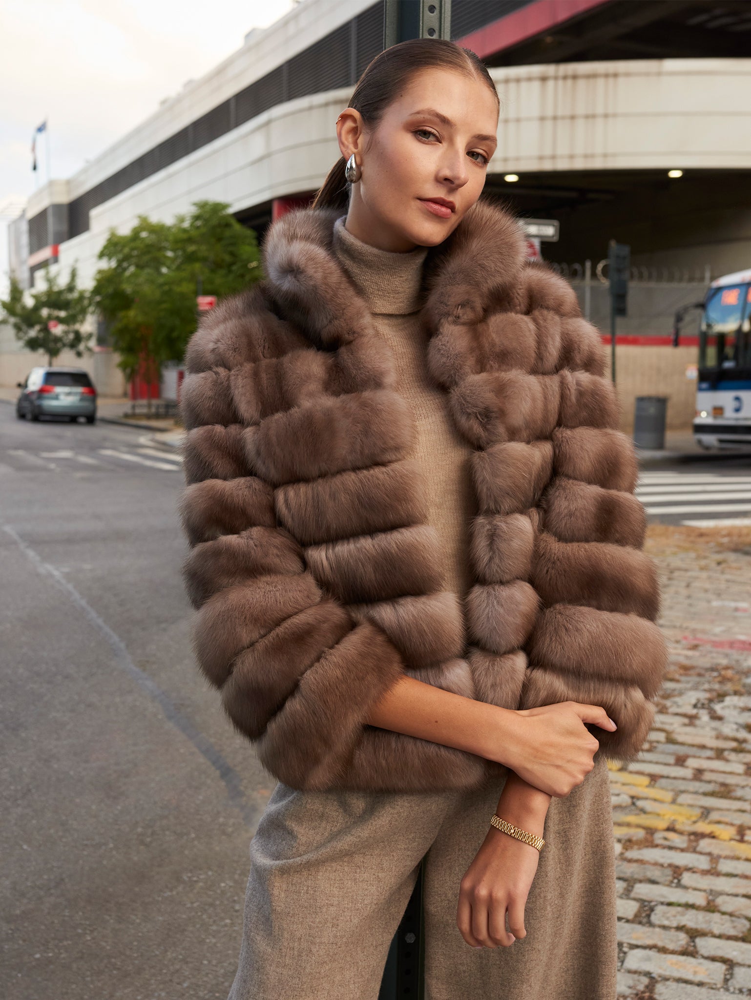 The Gemma Sable Fur Jacket